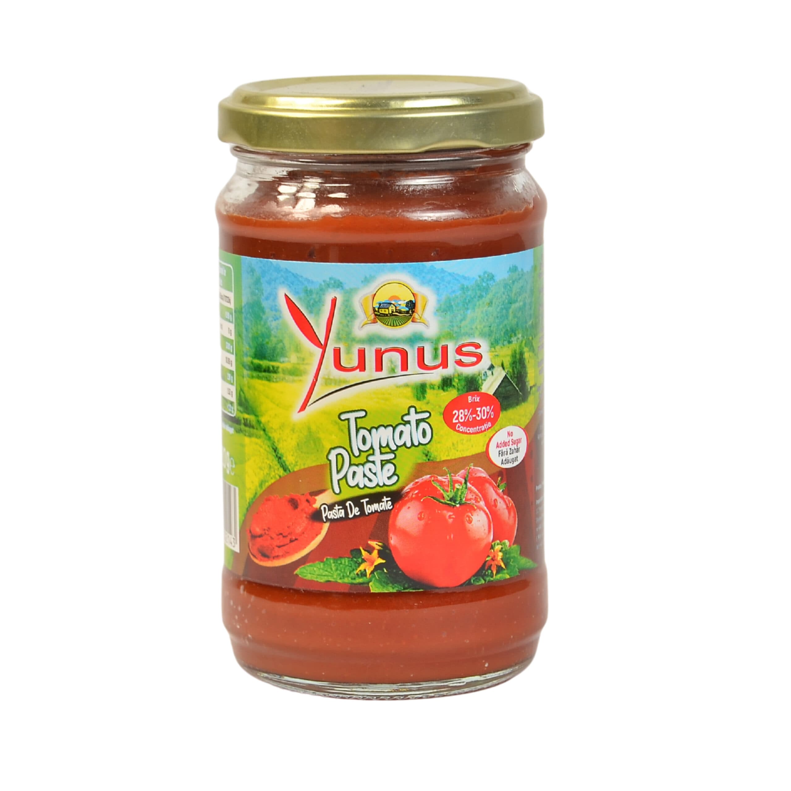 Yunus Tomato Paste 28-30% Dry Matter Jar