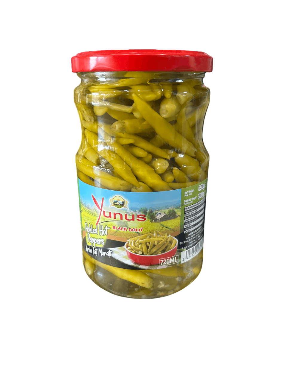 Ardei iuți murați Yunus în borcan – gust intens pentru amatorii de picant