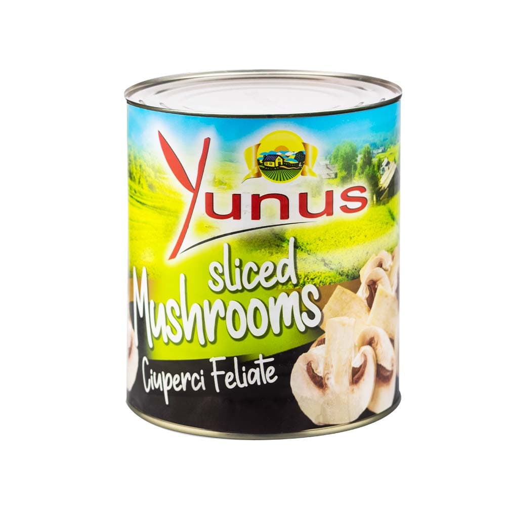 Yunus Sliced Champignon Mushrooms in Brine 3100ml