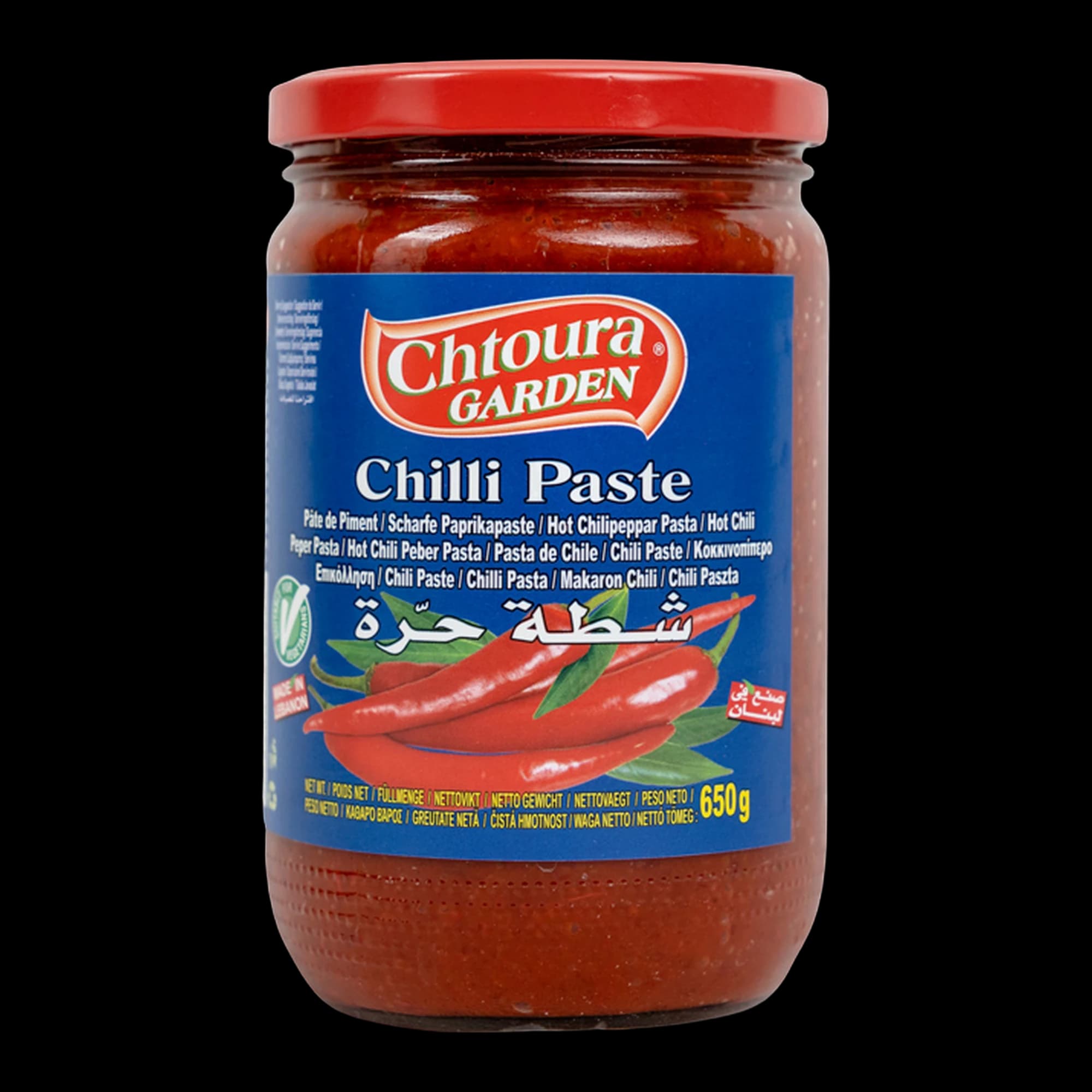 Pastă de ardei iute Chtoura Garden (borcan de sticlă)