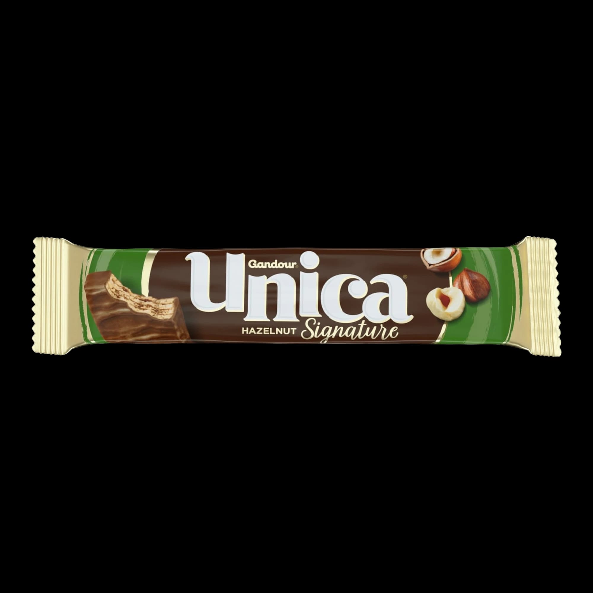 Gandour Unica Signature Hazelnut Chocolate Wafer Bar
