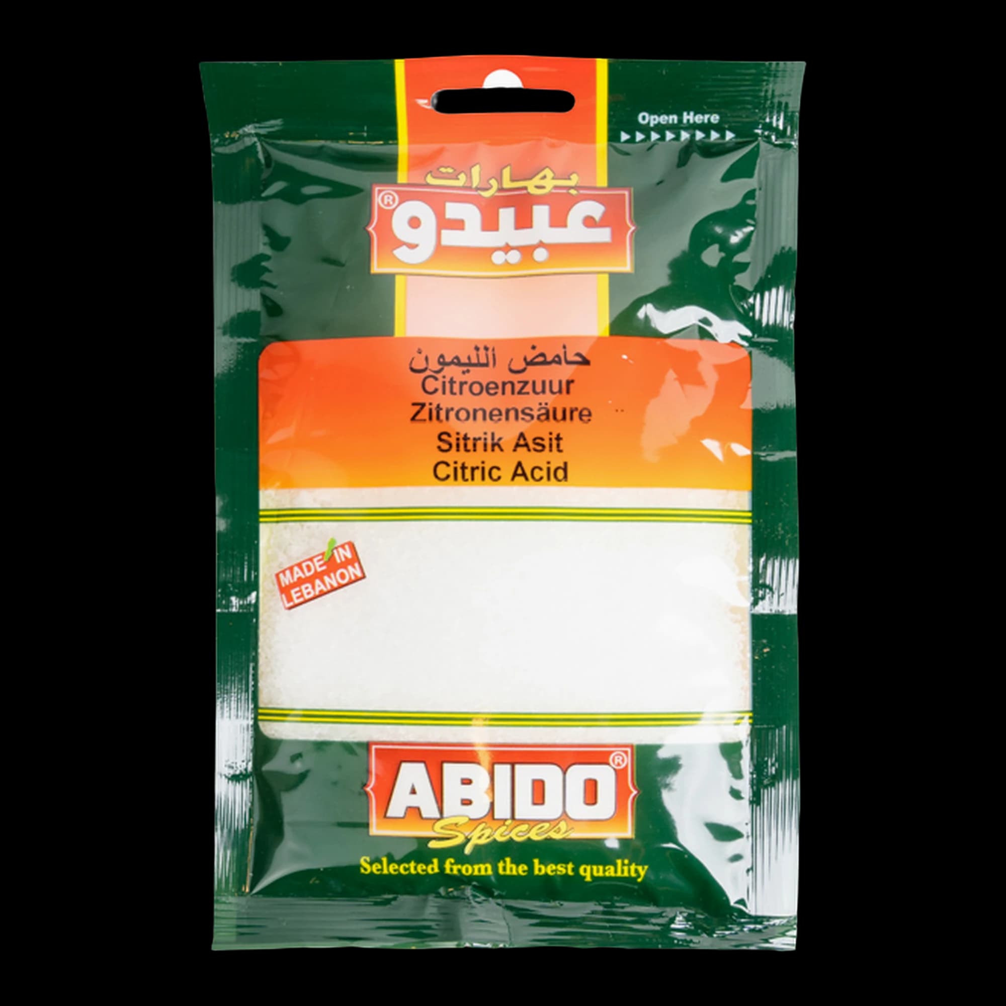 حمض الستريك عبيدو