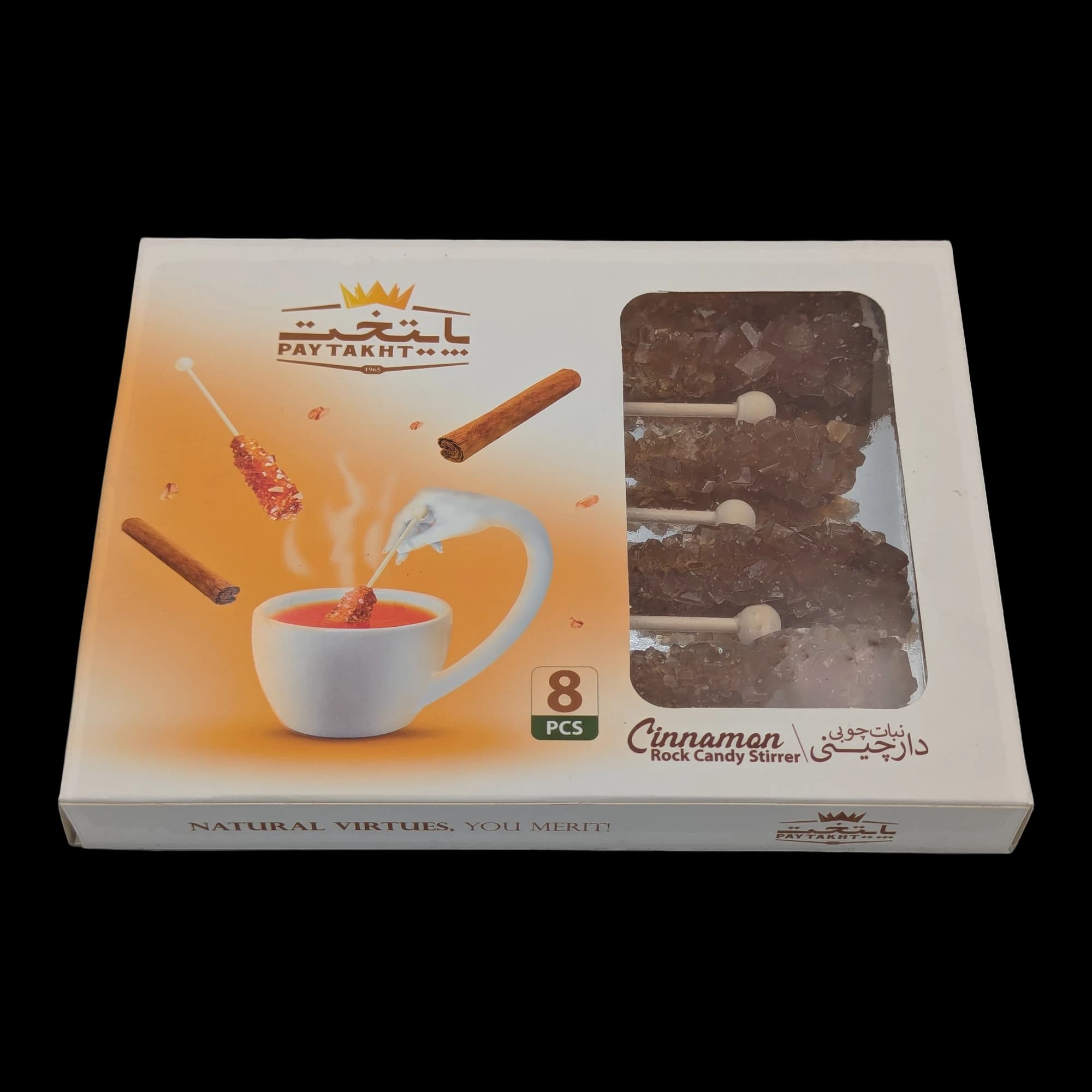 Băț de zahăr candel cu scorțișoară