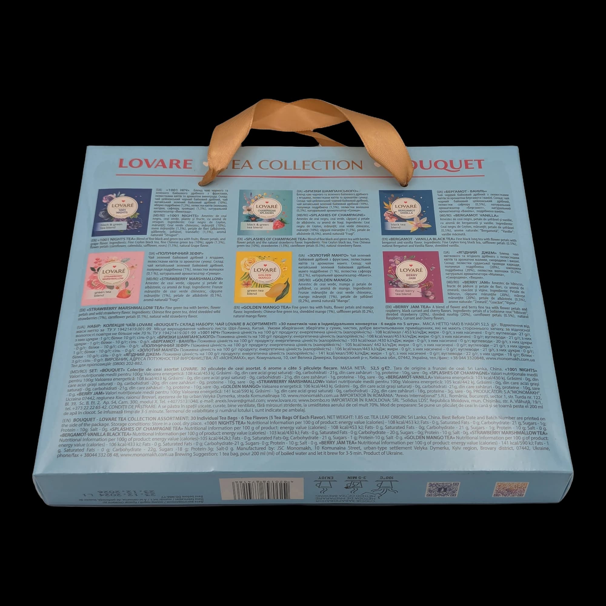 Lovare Tea Bouquet Assorted Tea Bags (30 Sachets)