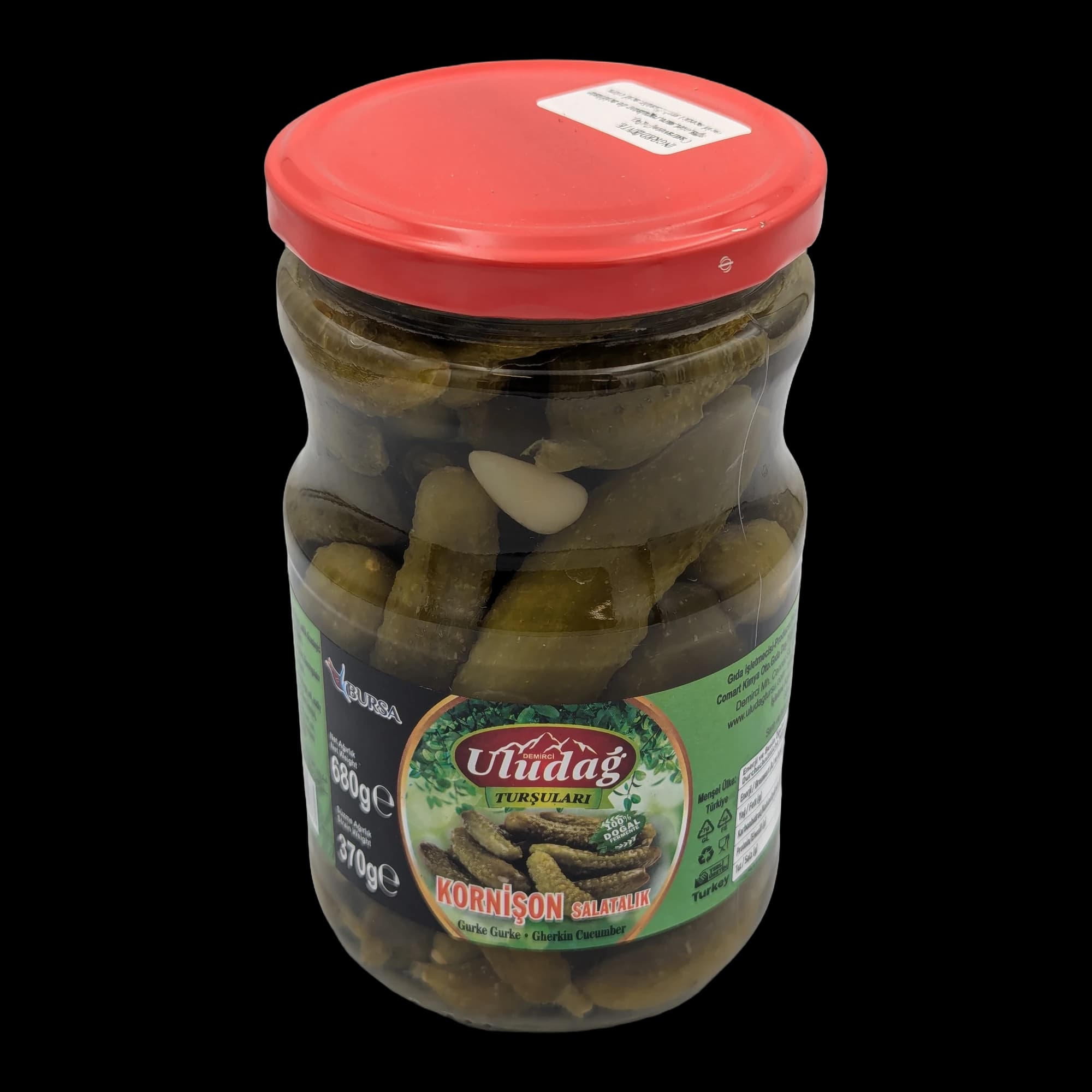 Uludağ Pickled Gherkin Cucumbers