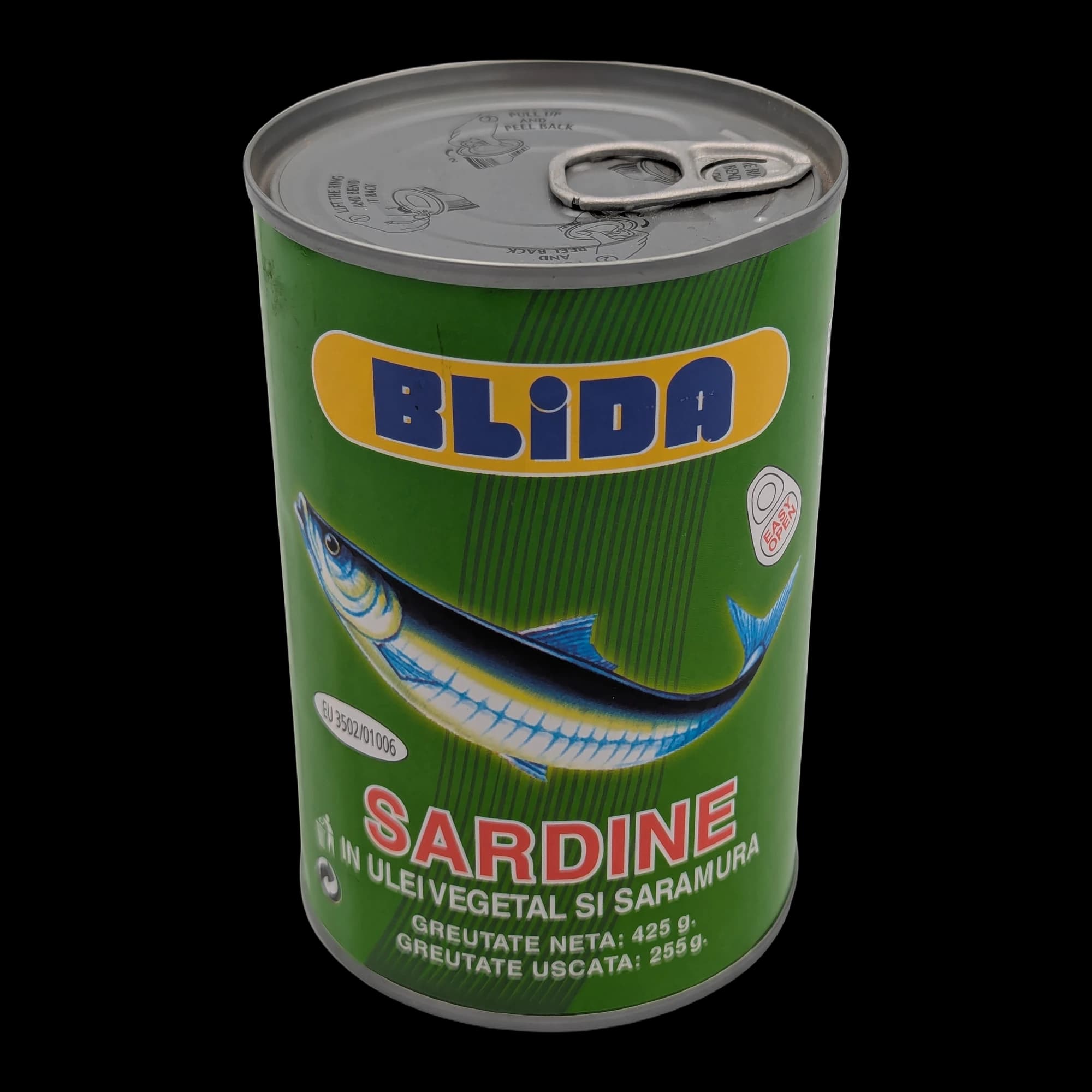 BLiDA Sardines in Vegetable Oil & Brine 425g