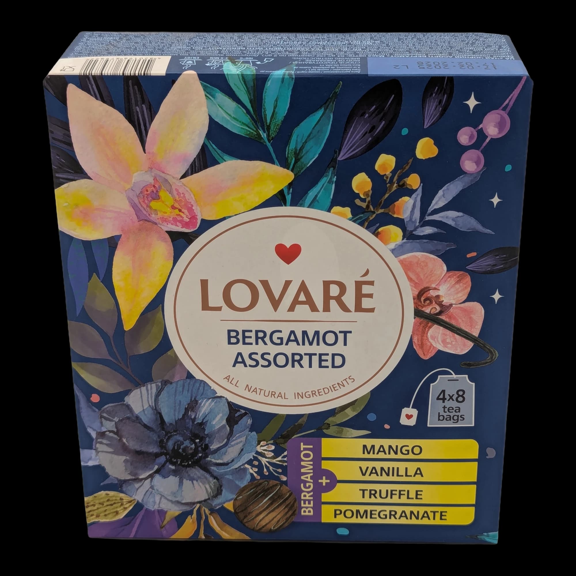LOVARÉ Bergamot Herbal Tea Assorted 32 Sachets