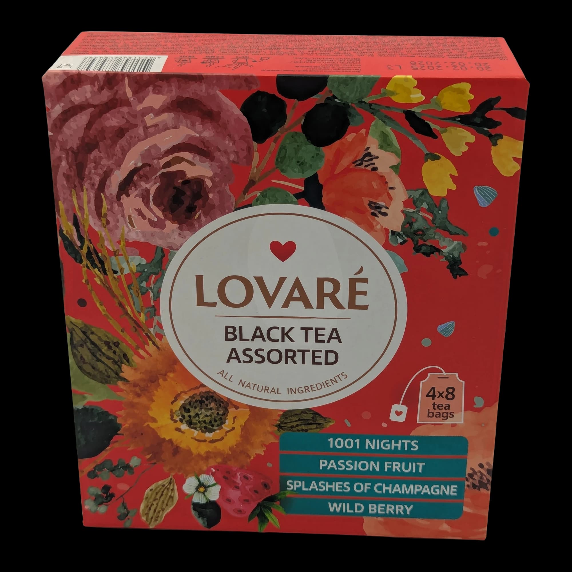 LOVARÉ Ceai Negru Asortat 32 Plicuri