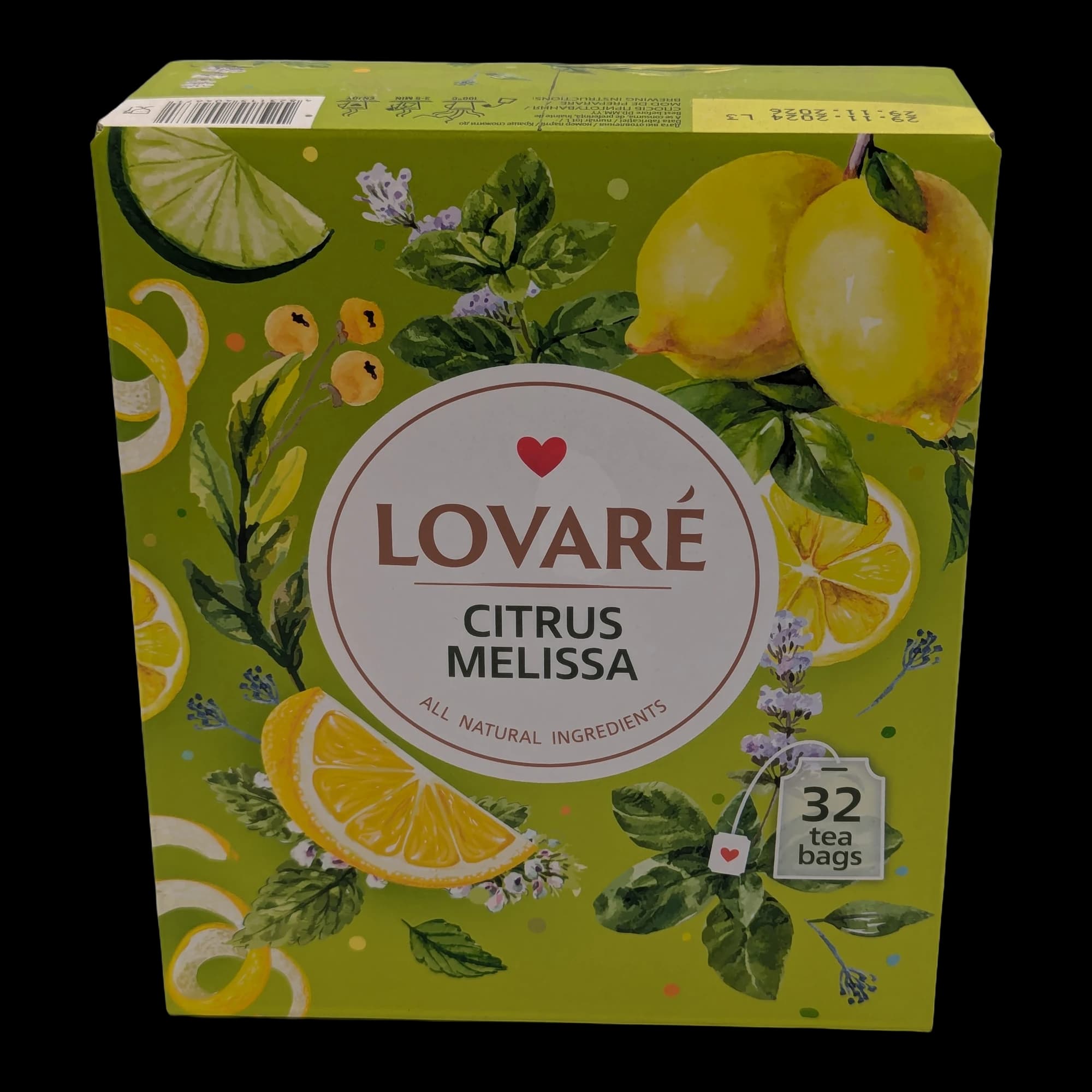 Ceai de plante LOVARÉ Citrus Melissa 32 Plicuri