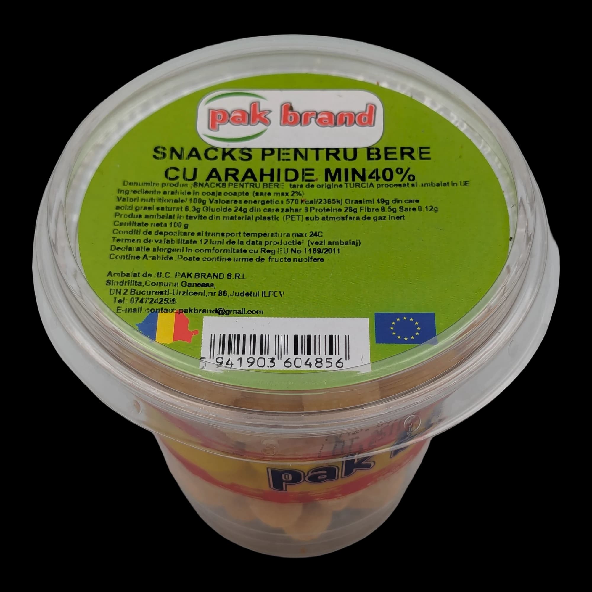 Snacks for Beer with Peanuts, Min 40%