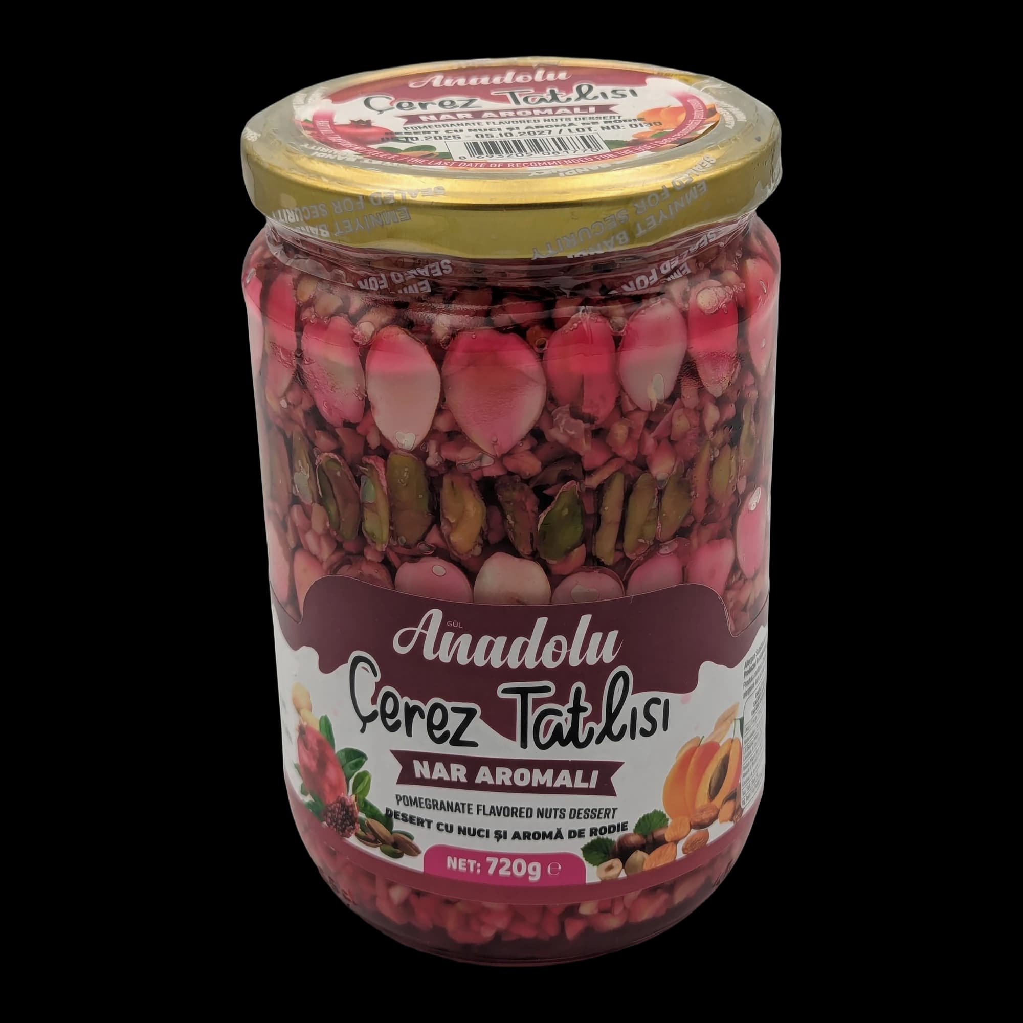 Pomegranate Flavored Nut Dessert