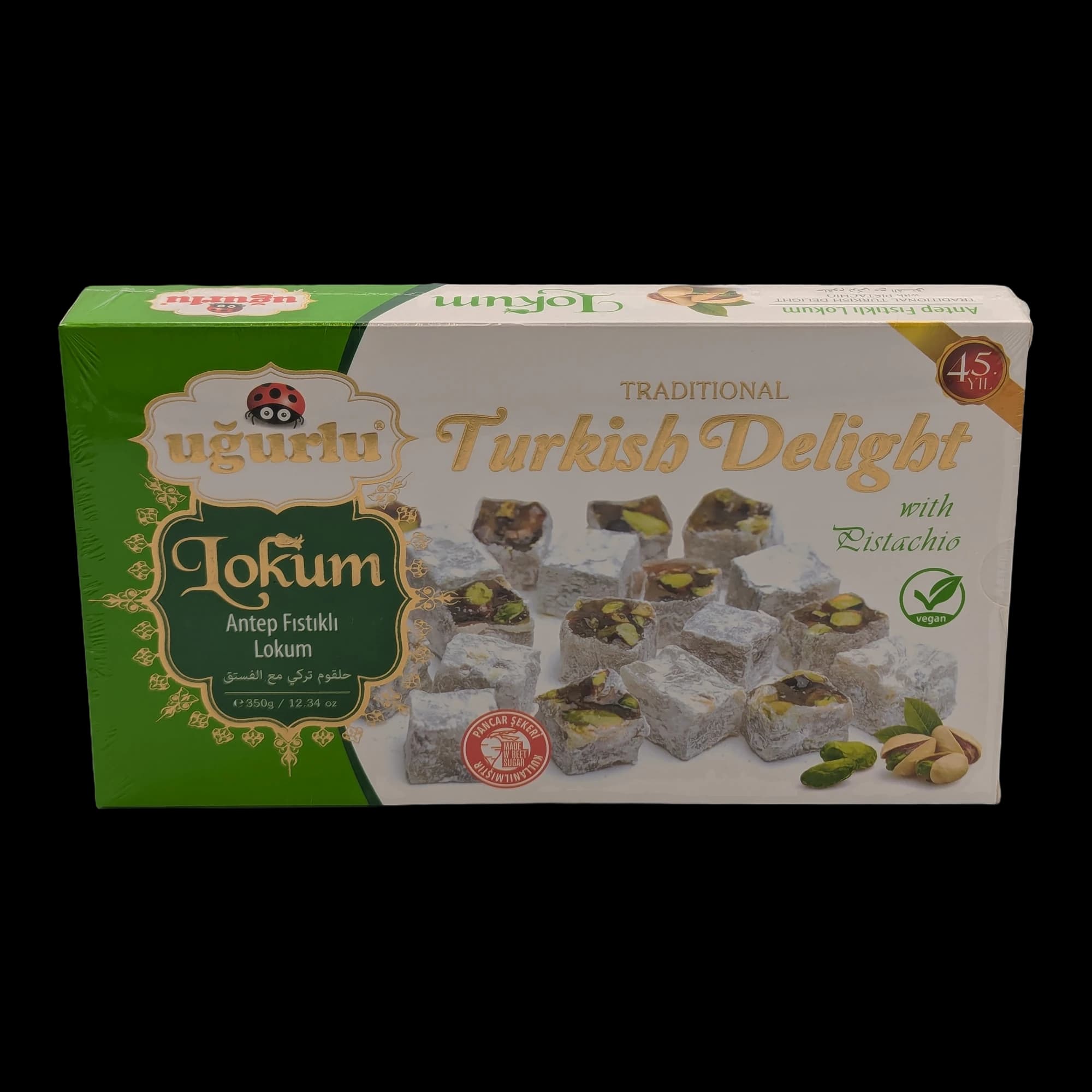 Traditional Turkish Delight with Pistachio