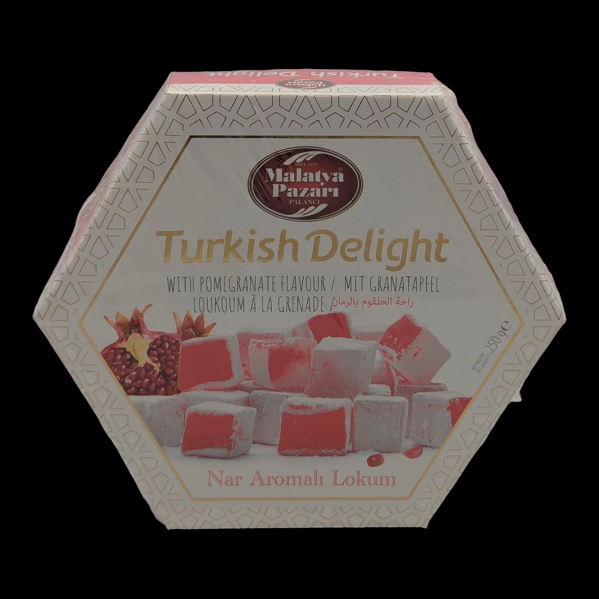 Turkish Delight with Pomegranate Flavor