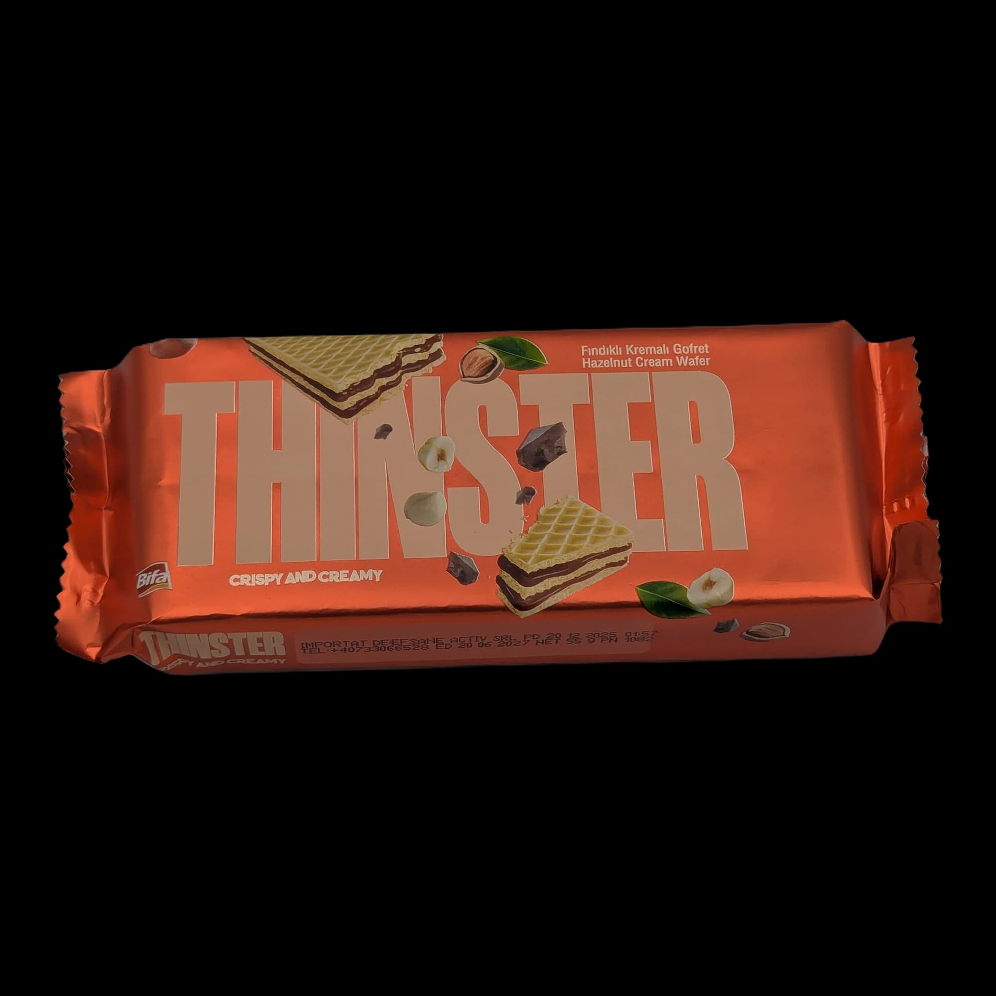 THINSTER Hazelnut Cream Wafer