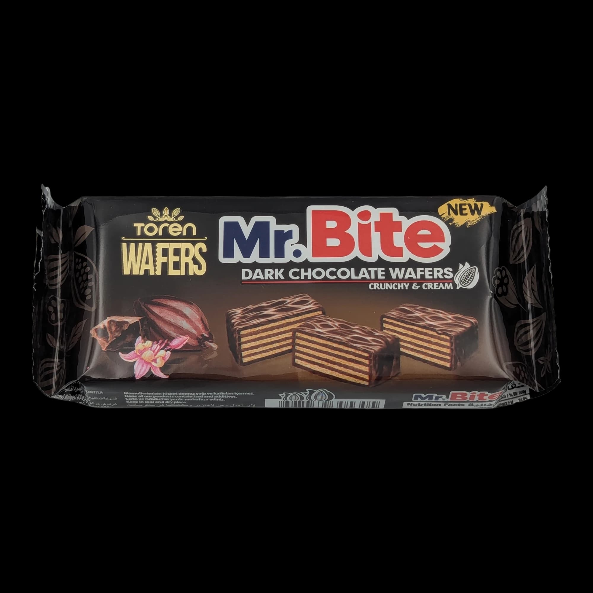 Mr. Bite Dark Chocolate Wafers