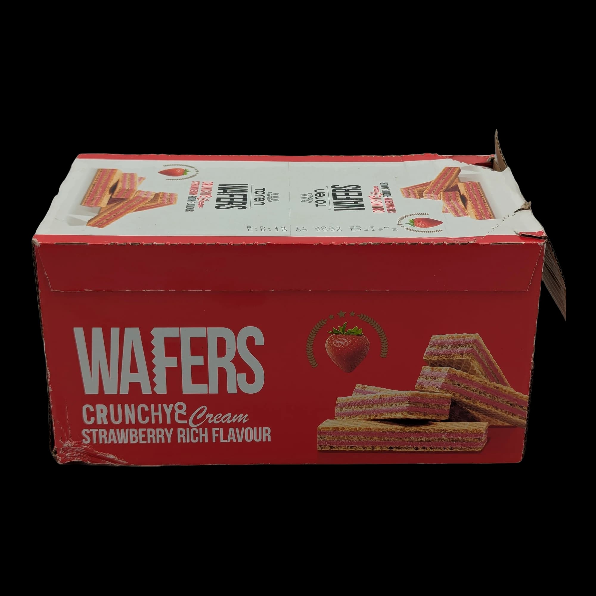Crunchy & Creamy Strawberry Wafers
