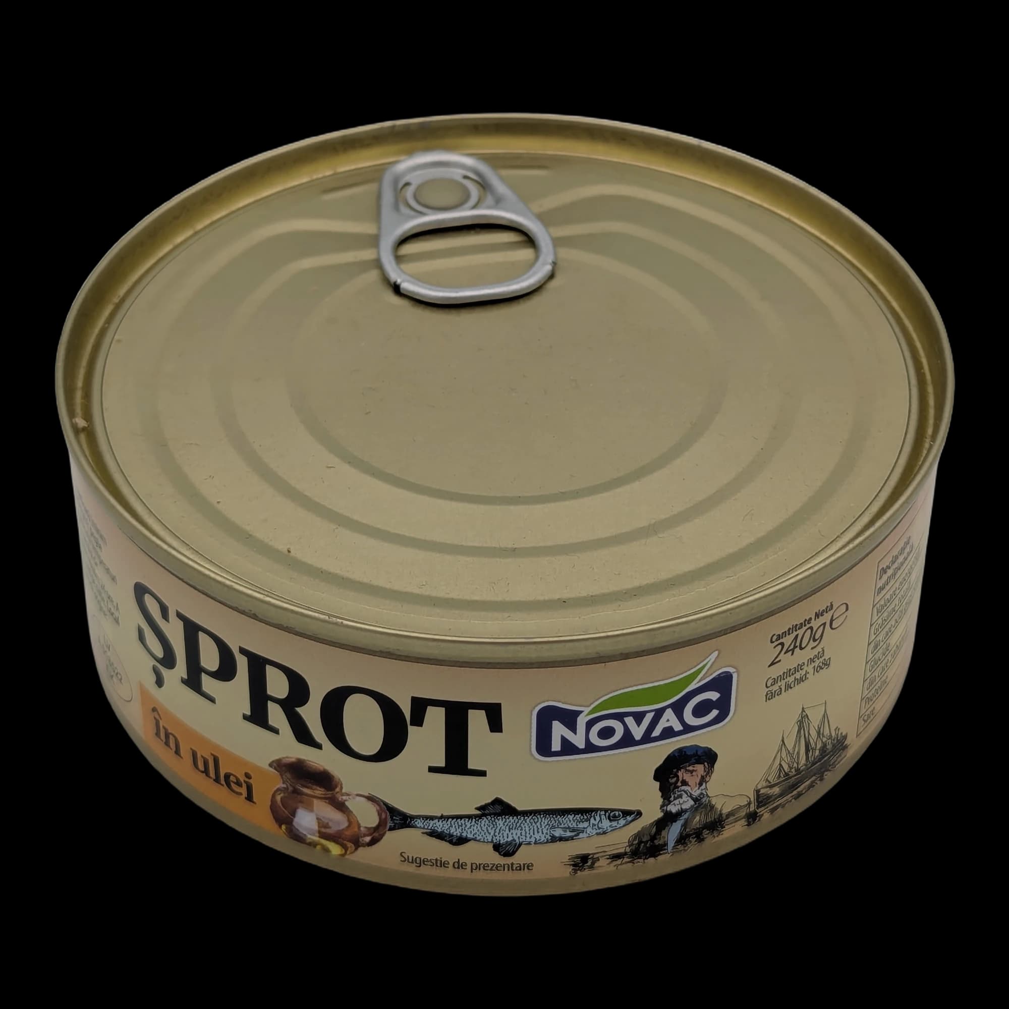 سمك السبرات في الزيت