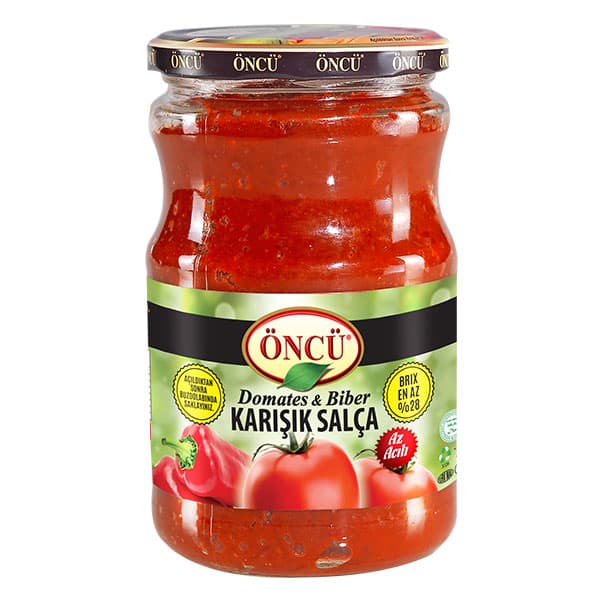 Öncü Tomato and Pepper Paste 370g