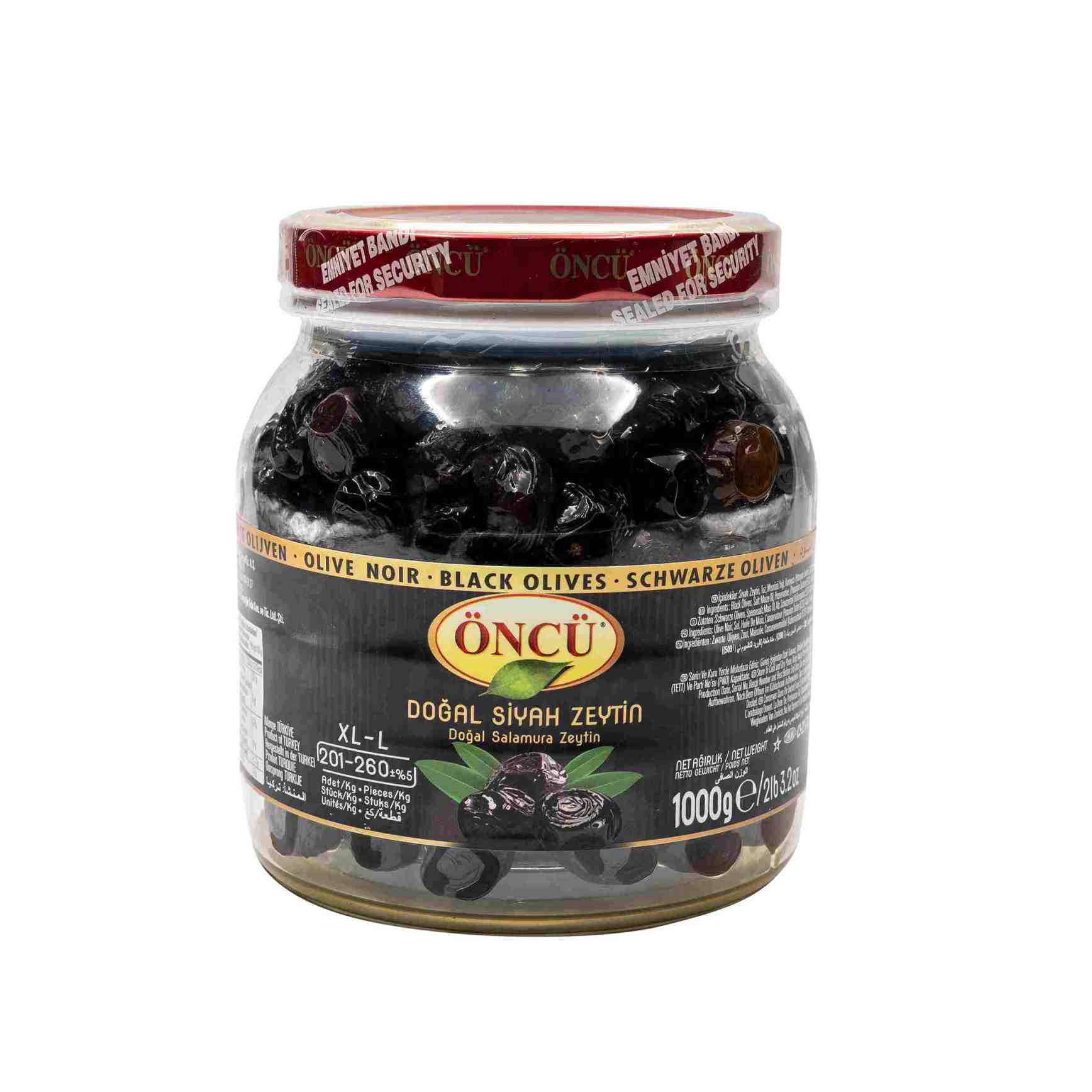 Gemlik Natural Oncu Olives XL-L 201-260 in PET Jar
