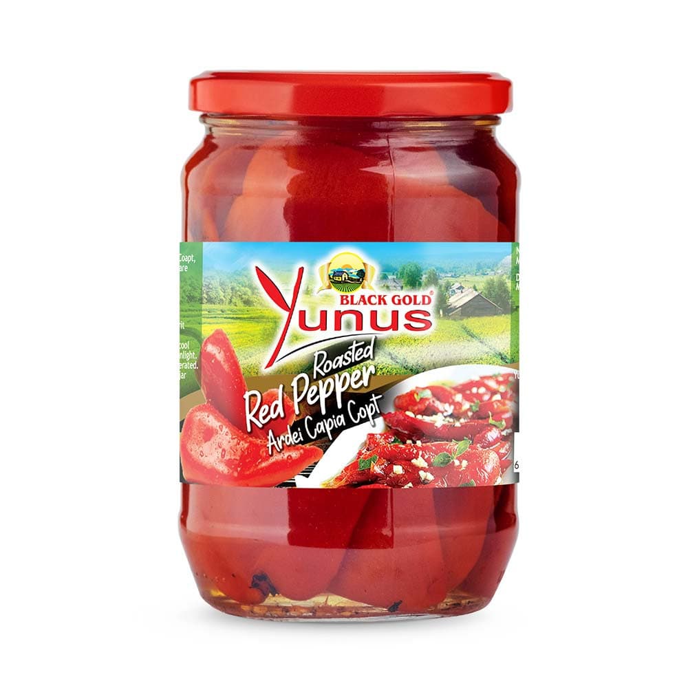 Yunus Roasted Red Peppers in Jar 720ml