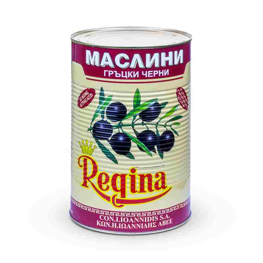 زيتون أسود ريجينا أطلس 71-90، علبة 2.5 كجم