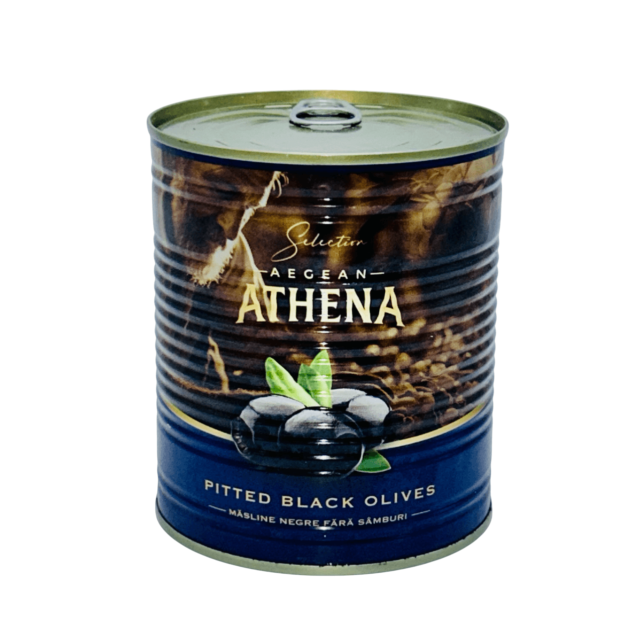 Athena Black Pitted Olives 360g Can